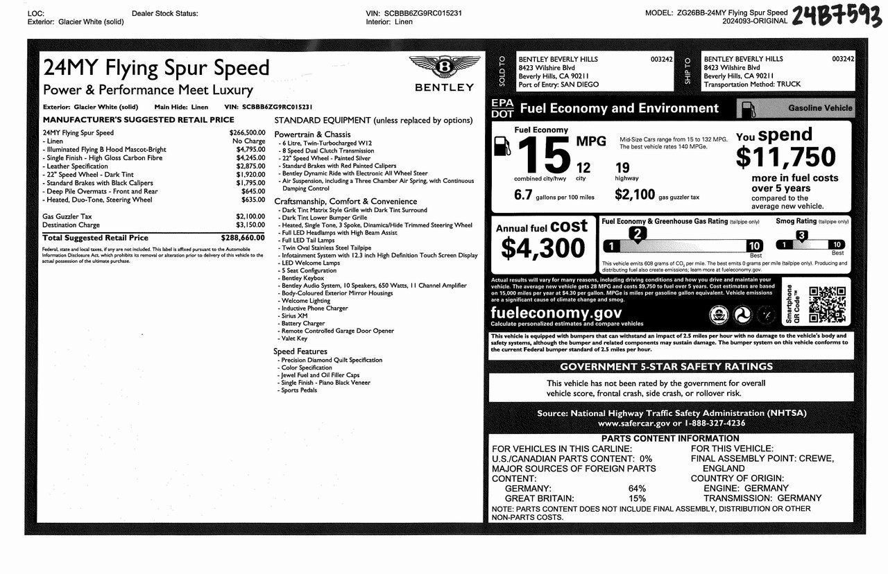 Buy New 2024 Bentley Flying Spur Speed (3)